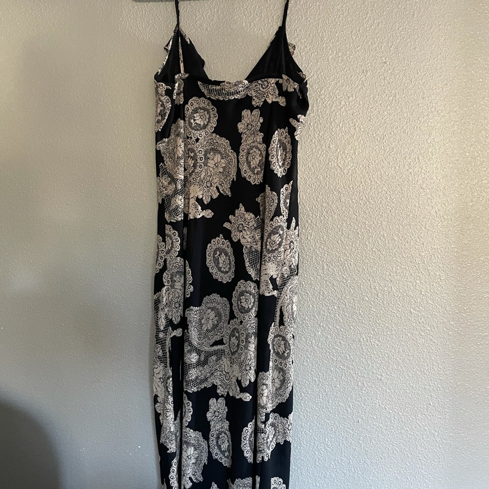 Summer Black & Tan Dress